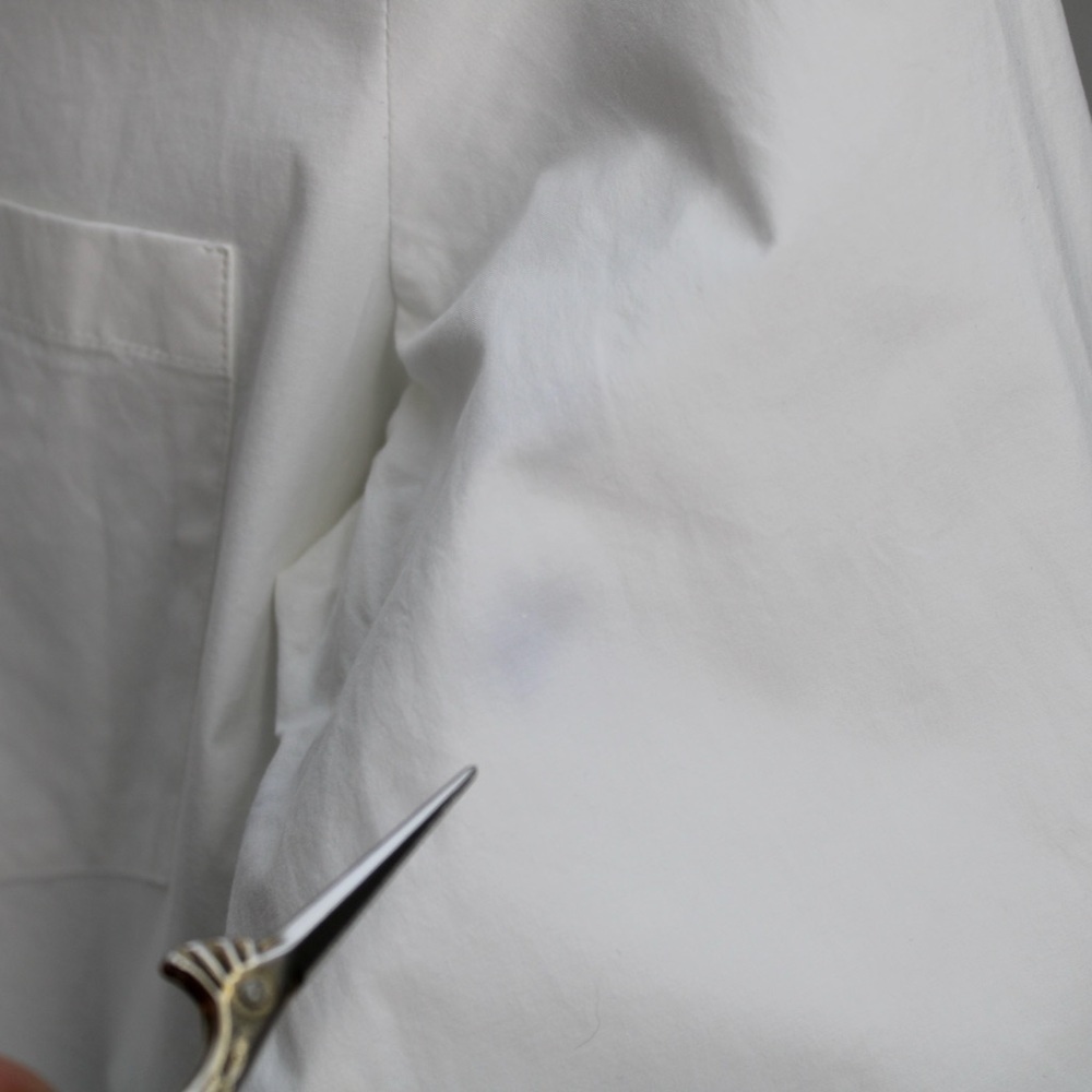 Marella White Mastice Long Sleeve Belted Shirt Dress Size 6 / Small - Picture 8 of 10